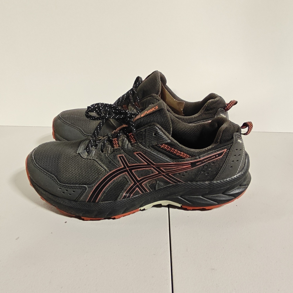 ASICS GEL-Venture 8 Shoes Mens Size 11 4E Black Trail Running Sneakers 1011B488